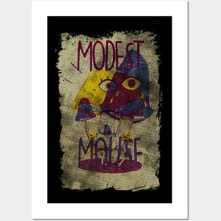 Modest Mouse w/ Halftone Pattern Posters and Art